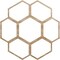 Ekena Millwork Florin Wood Fretwork Pierced Ceiling Medallion, Red Oak, 32"OD x 13 5/8"ID x 1/4"T CMWP32X32X0250FORO - alternate 1